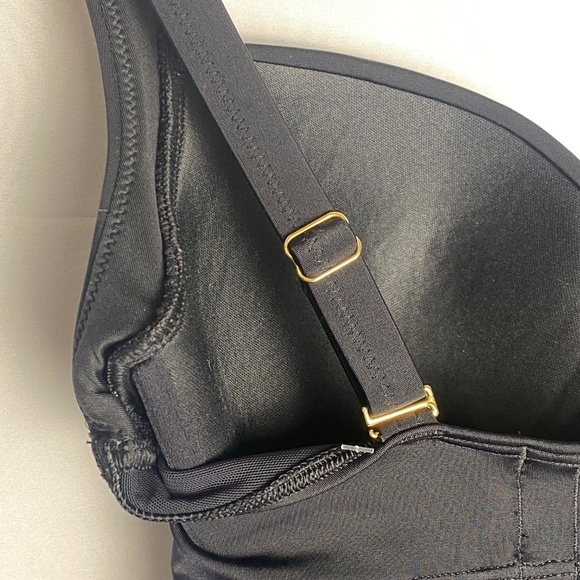 Soma Women Swim Tankini Top 34DD Bra Cup Black Underwire Adjustable straps - Picture 5 of 11